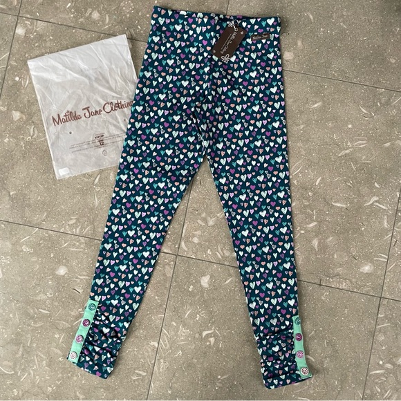 💕NWT Matilda Jane Heart Set 💕 Girls Size 12 Adorable Heart Tunic and Leggings - Picture 8 of 11